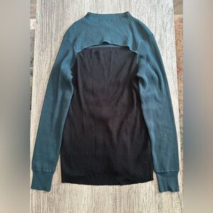 City Chic Marine Blue Jumper Kinsley Size XS